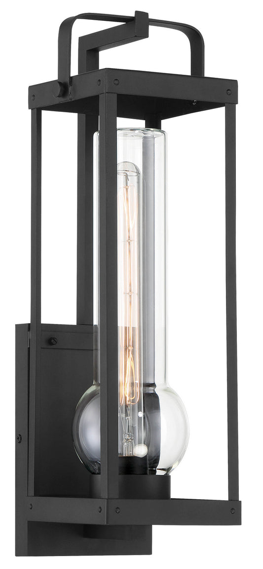 Sullivans Landing One Light Outdoor Wall Mount in Sand Coal