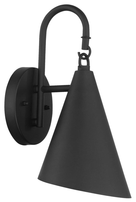 Playwright One Light Outdoor Wall Mount in Sand Coal