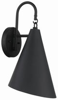 Playwright One Light Outdoor Wall Mount in Sand Coal