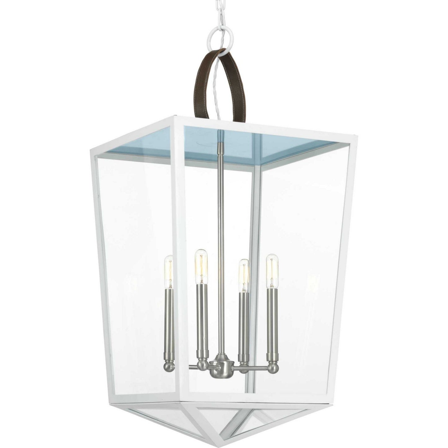 Point Dume-Shearwater Four Light Foyer Pendant in White