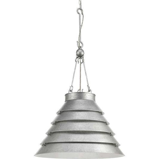Point Dume-Surfrider Three Light Pendant in Galvanized