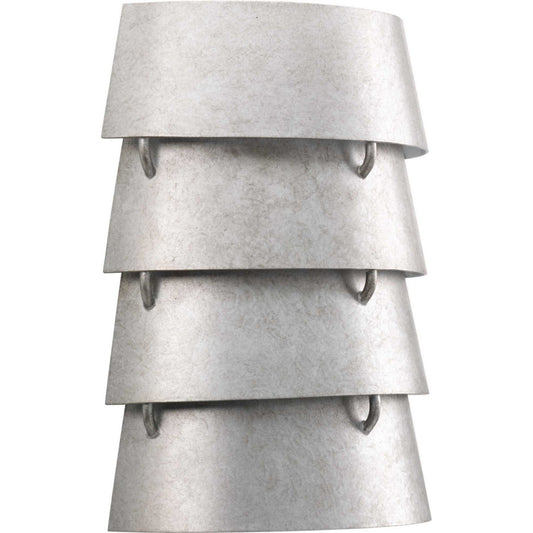 Point Dume-Surfrider Two Light Wall Sconce in Galvanized Finish
