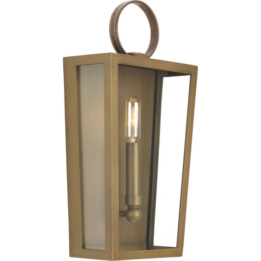 Point Dume-Shearwater One Light Wall Sconce in Aged Brass