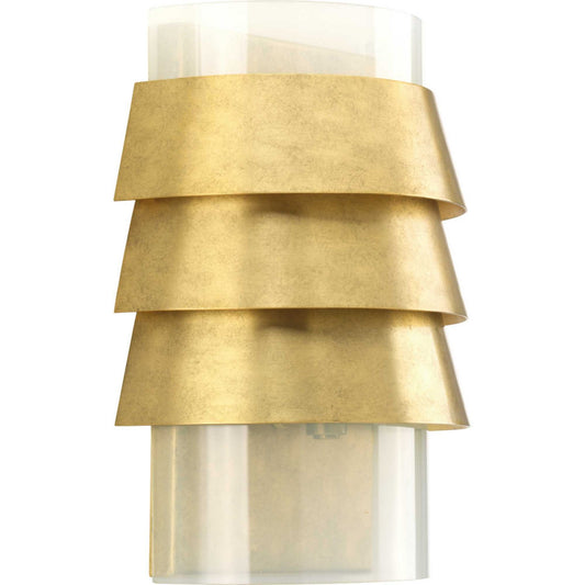 Point Dume-Sandbar One Light Wall Sconce in Brushed Brass