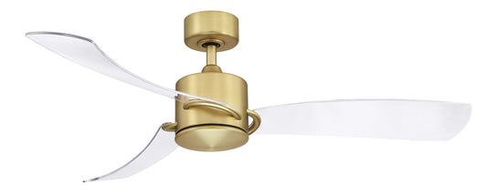 SculptAire 52" Ceiling Fan in Brushed Satin Brass