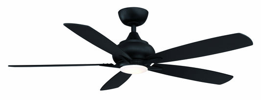 Doren 52" Ceiling Fan in Black
