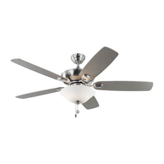 Colony 52" Ceiling Fan in Brushed Steel