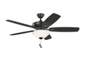 Generation Lighting - 5COM52MBKD-V1 - 52" Ceiling Fan - Colony - Midnight Black