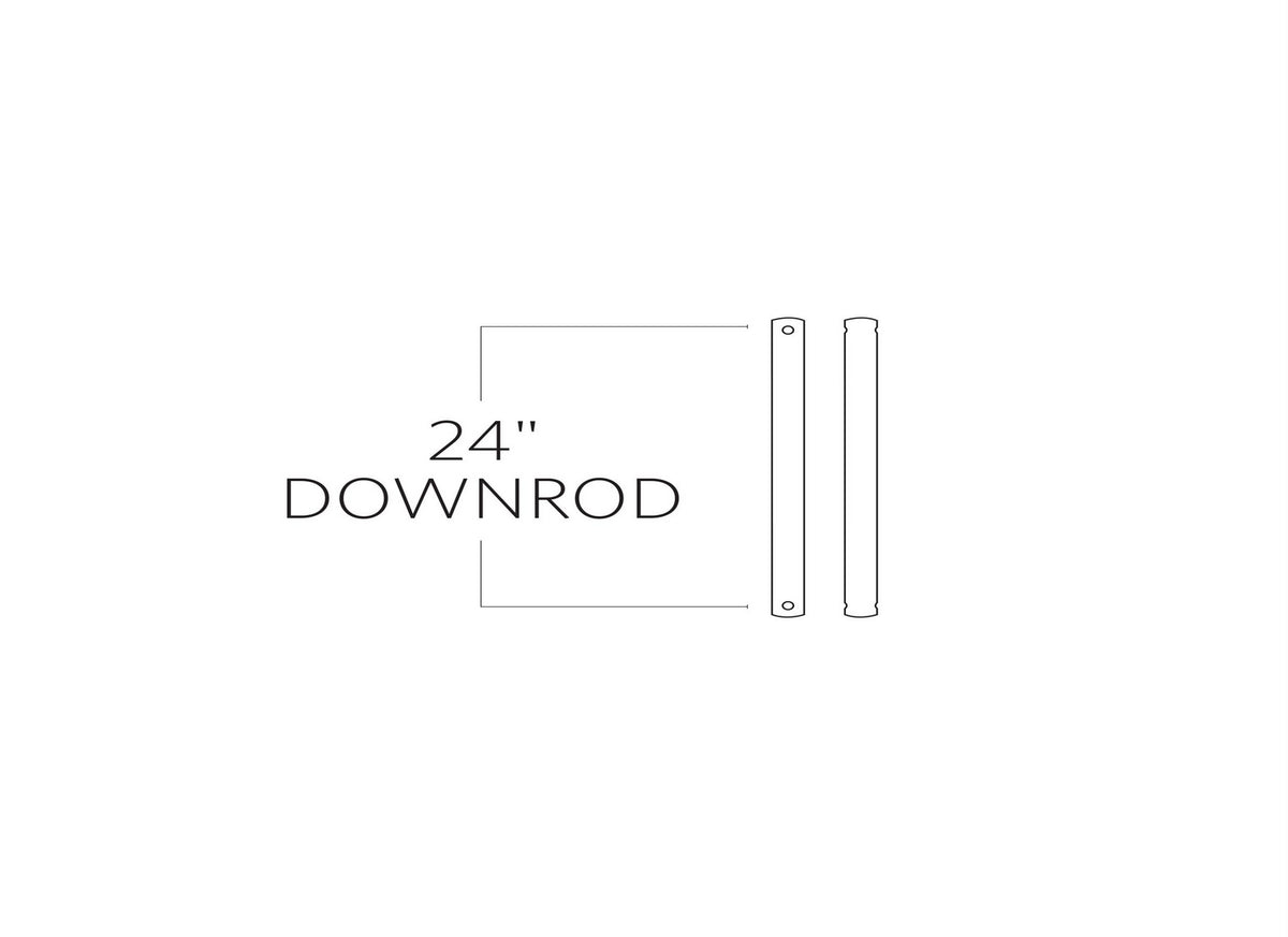 Universal Downrod in Bronze