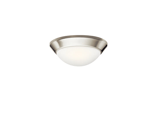 Ceiling Space One Light Flush Mount in Brushed Nickel