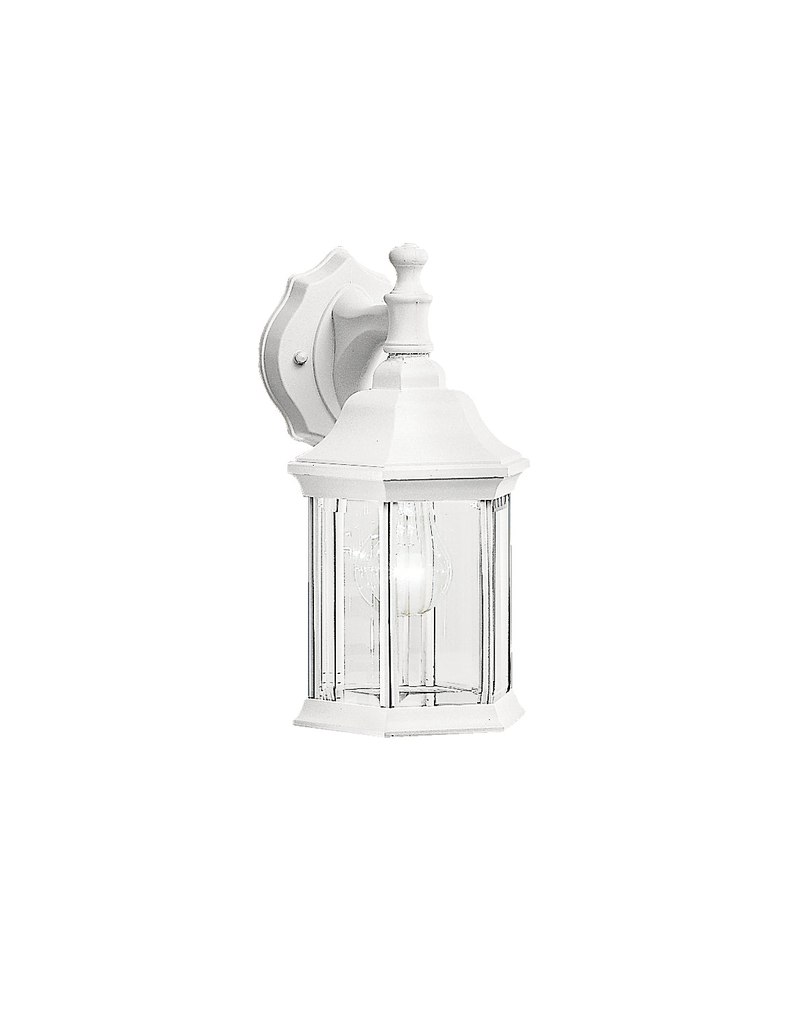 Chesapeake One Light Outdoor Wall Mount in White