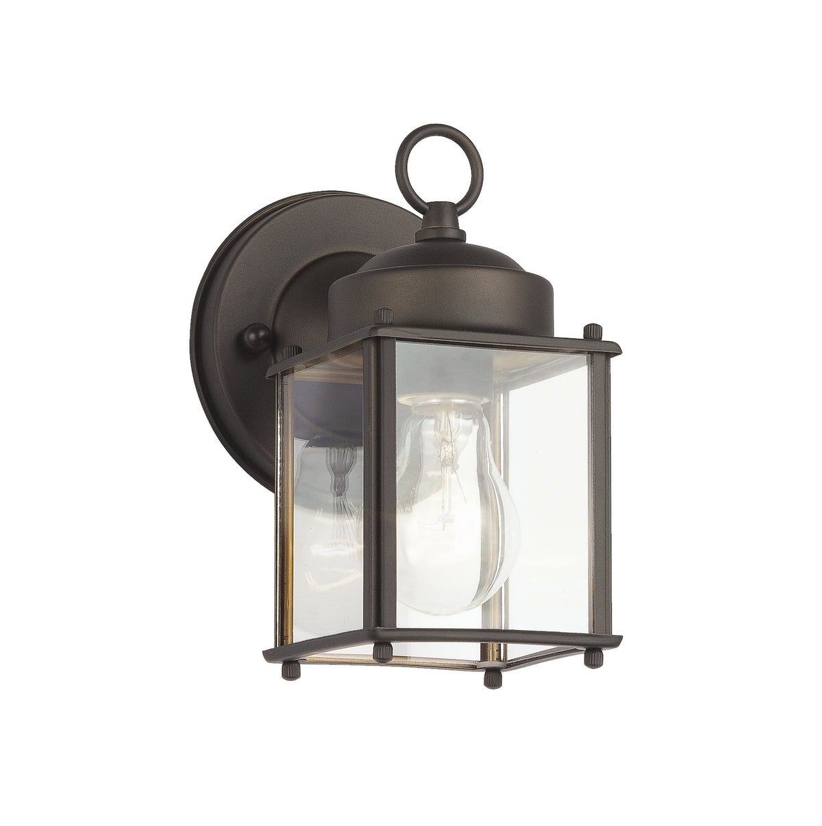 One Light Outdoor Wall Mount in Olde Bronze