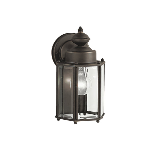 One Light Outdoor Wall Mount in Olde Bronze