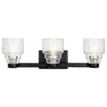 Vionnet Three Light Bath in Black