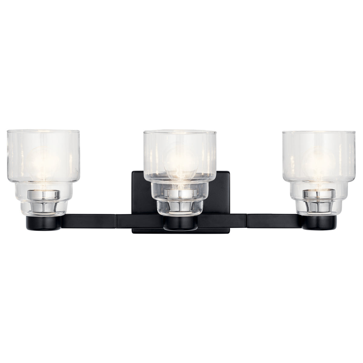 Vionnet Three Light Bath in Black
