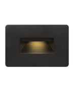 Luna LED Step Light in Satin Black