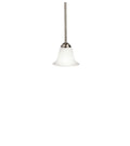 Dover One Light Mini Pendant in Brushed Nickel