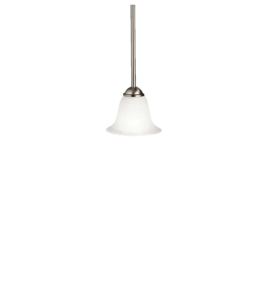 Dover One Light Mini Pendant in Brushed Nickel