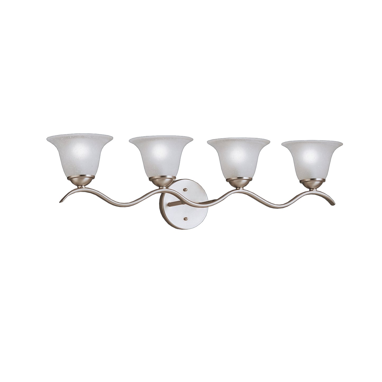 Dover Four Light Bath in Brushed Nickel