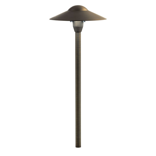 Led Retrofit Centennial Brass One Light Path Light in Centennial Brass
