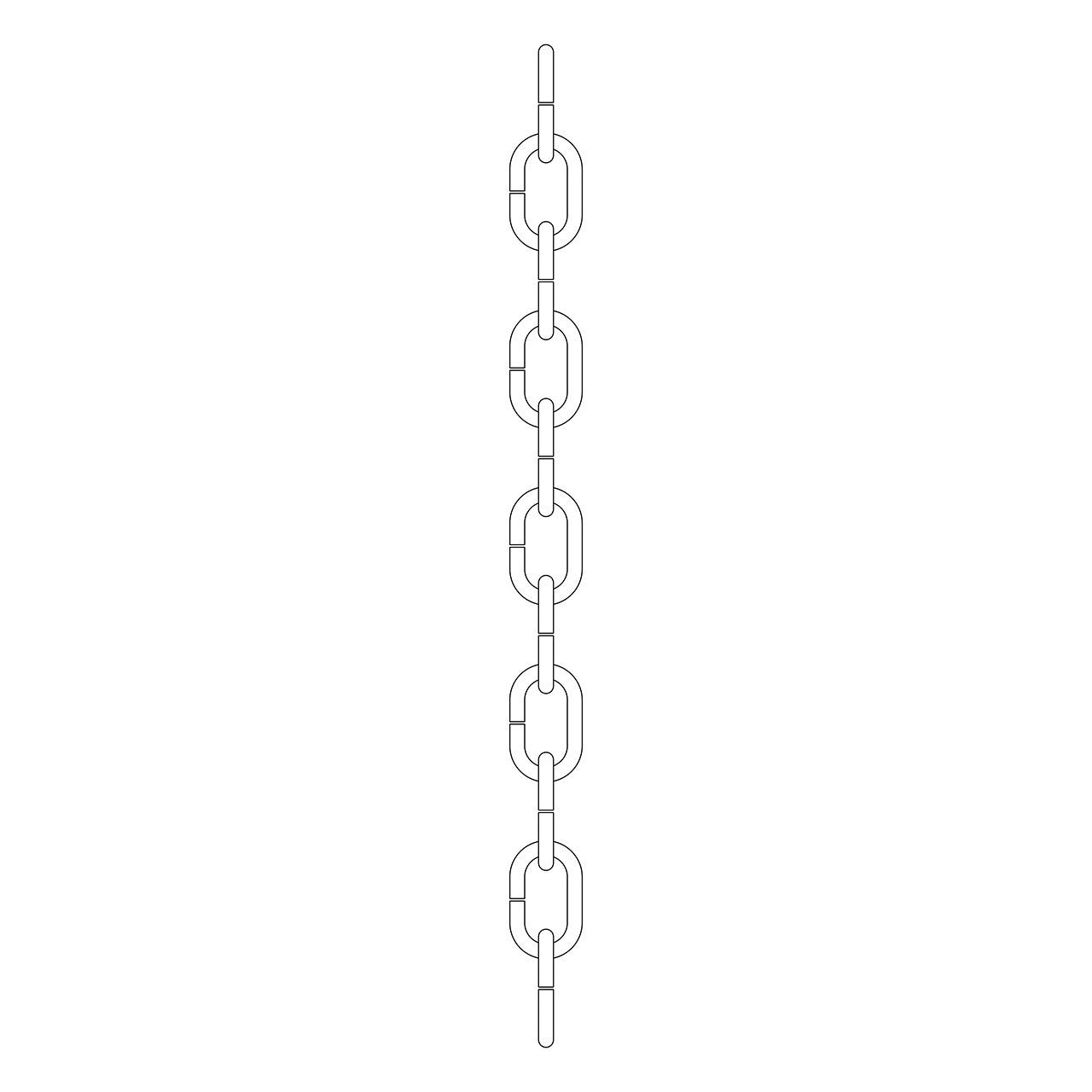 Accessory Chain in Antique Pewter