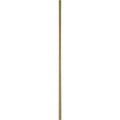 Accessory Stem in Brushed Natural Brass