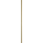 Accessory Stem in Brushed Natural Brass