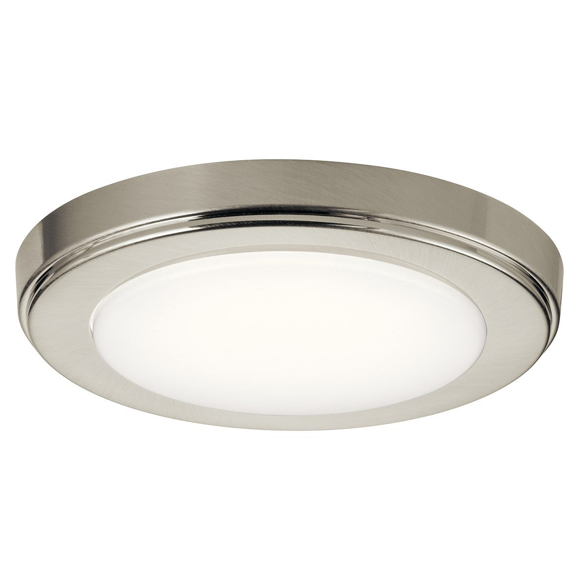Zeo LED Flush Mount in Brushed Nickel