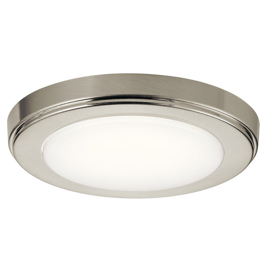 Zeo LED Flush Mount in Brushed Nickel