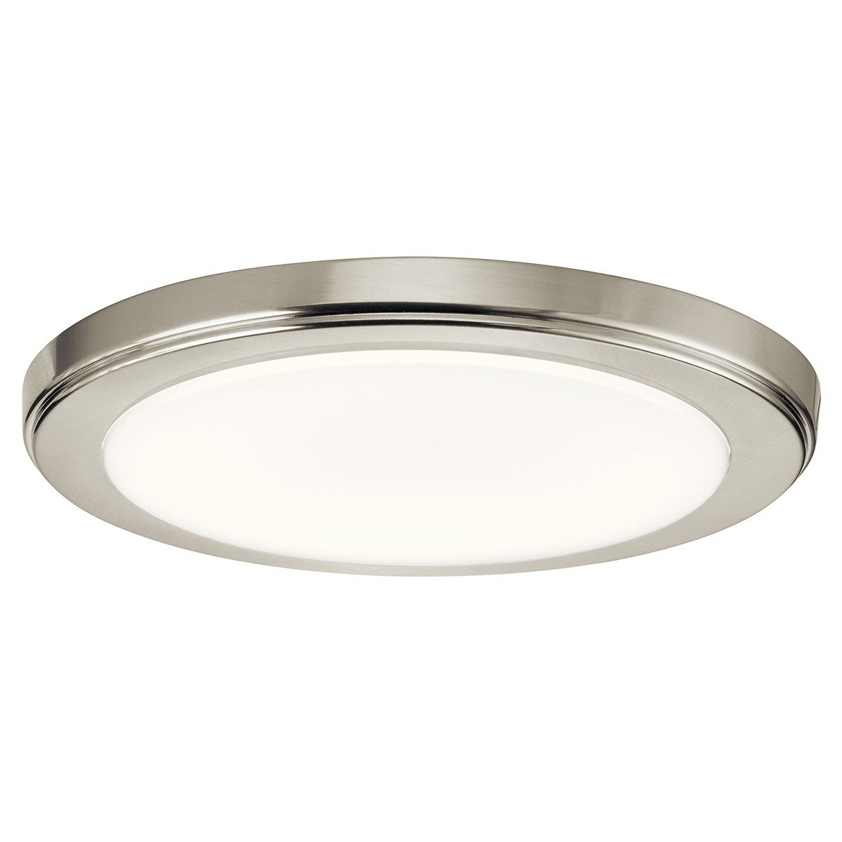 Zeo LED Flush Mount in Brushed Nickel