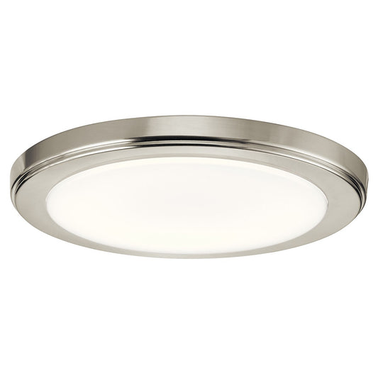 Zeo LED Flush Mount in Brushed Nickel