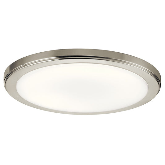 Zeo LED Flush Mount in Brushed Nickel