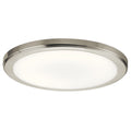Zeo LED Flush Mount in Brushed Nickel