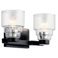 Vionnet Two Light Bath in Black