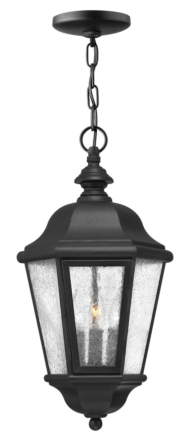 Edgewater LED Hanging Lantern in Black