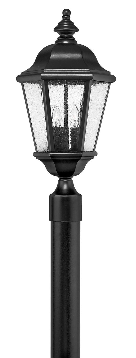 Edgewater LED Post Top or Pier Mount Lantern in Black
