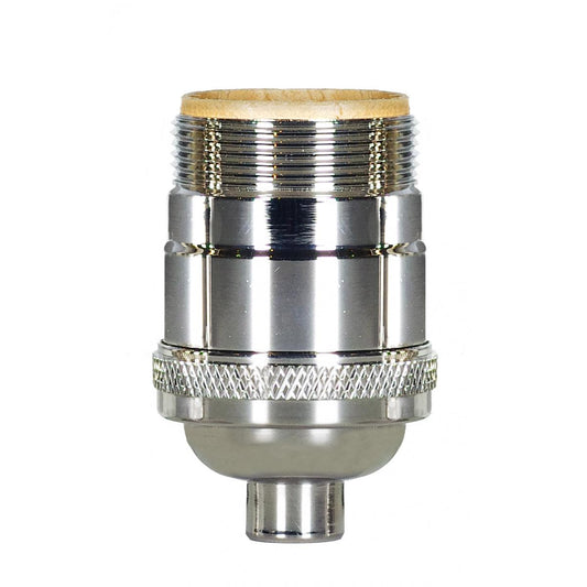 Short Keyless Socket in Polished Nickel