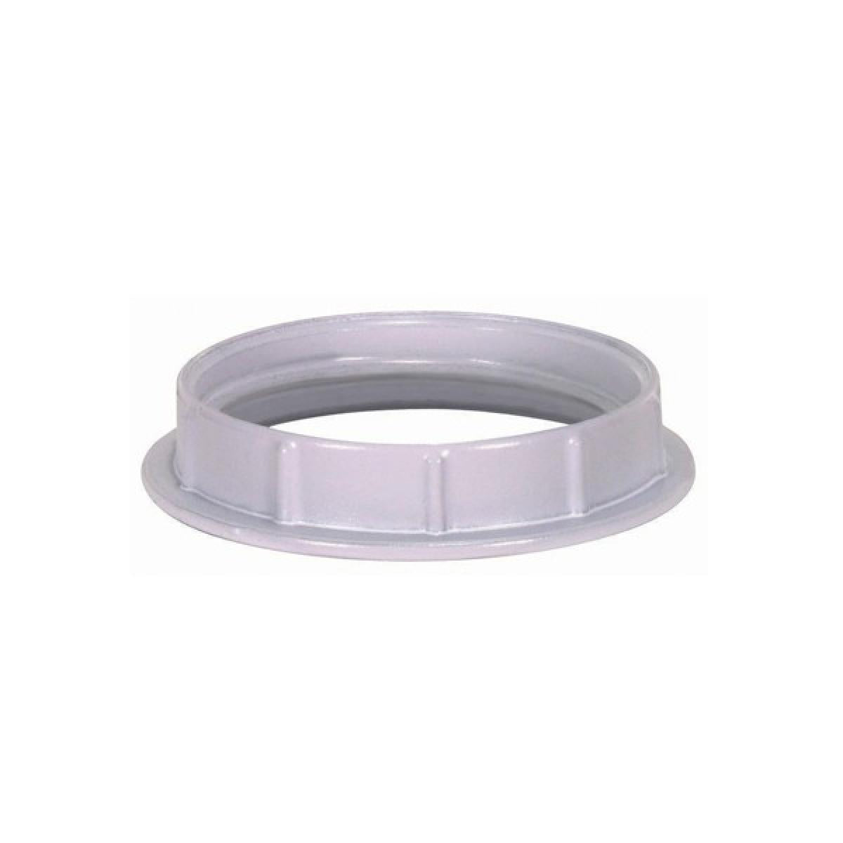 (4-Pack) Die Cast Ring For Threaded Socket in White