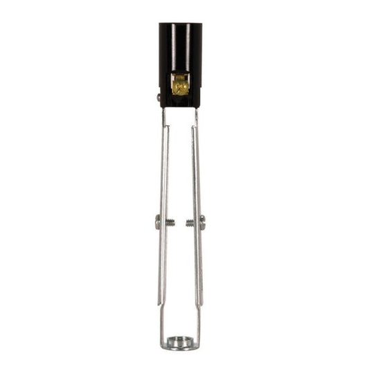 (4-Pack) Phenolic Candelabra Sockets With Paper Liner in Black