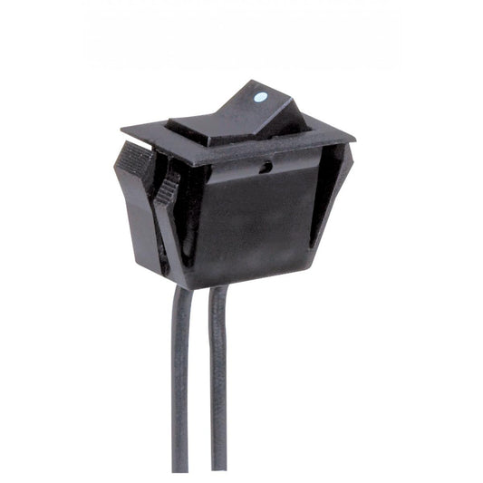 (4-Pack) On-Off Phenolic Rocker Switch in Black