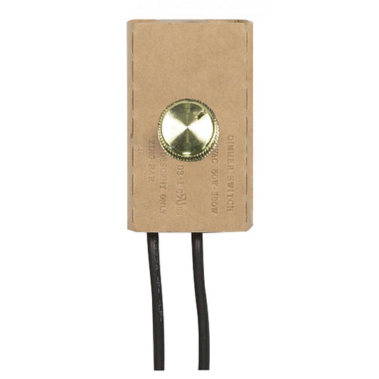 Satco - 80-1293 - Full Range Table Lamp Dimmer Switch Paper Housing - Not Specified