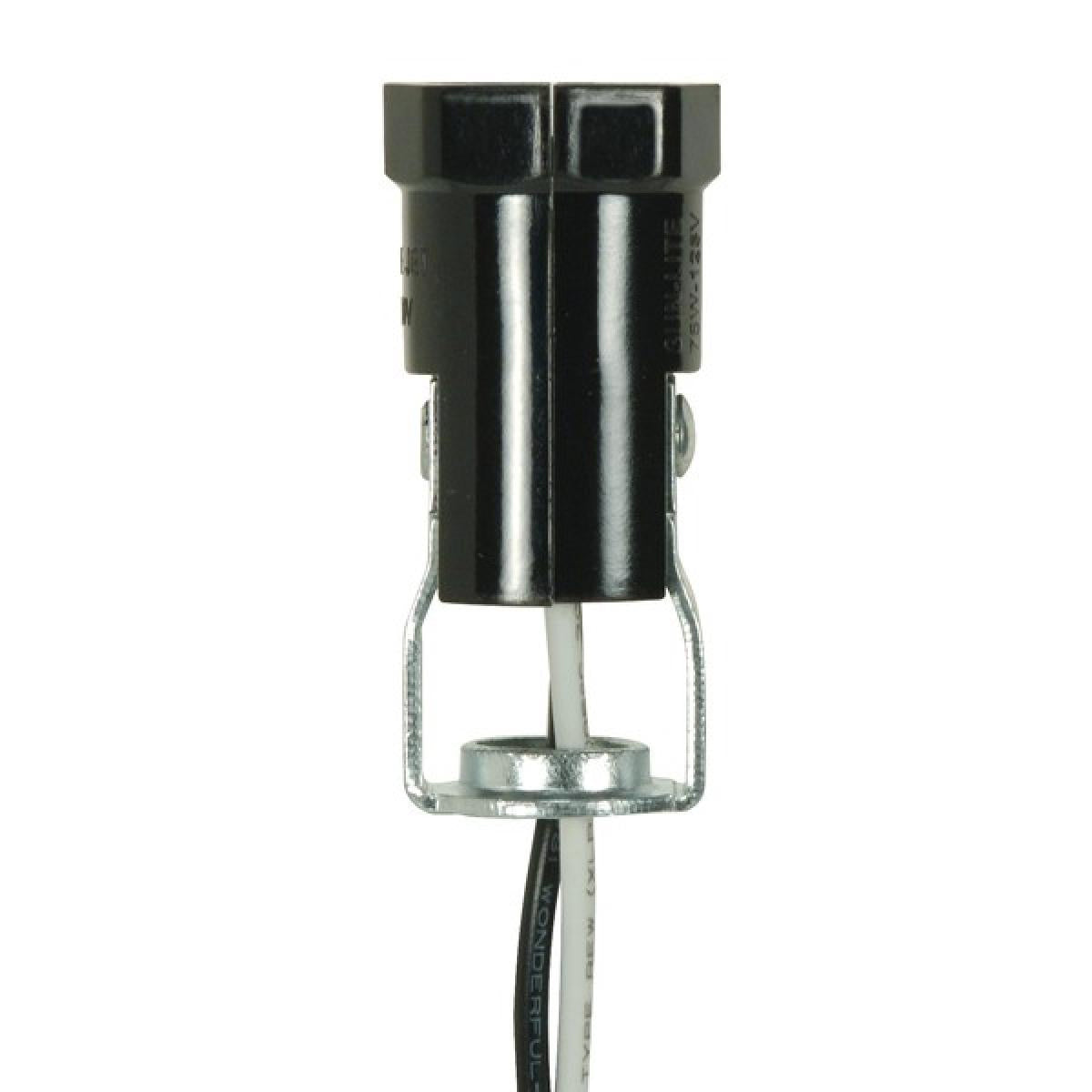 Satco - 80-1300 - Socket - Black