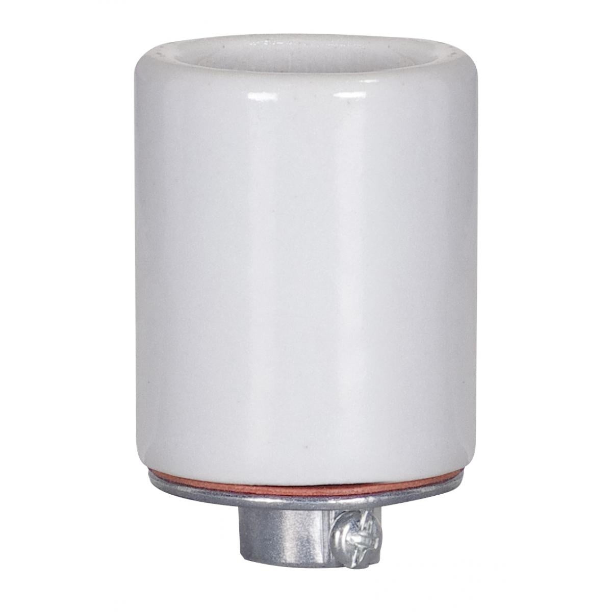 Satco - 80-1318 - Socket - Glazed White
