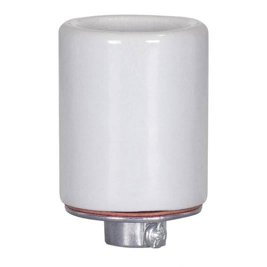 Satco - 80-1318 - Socket - Glazed White