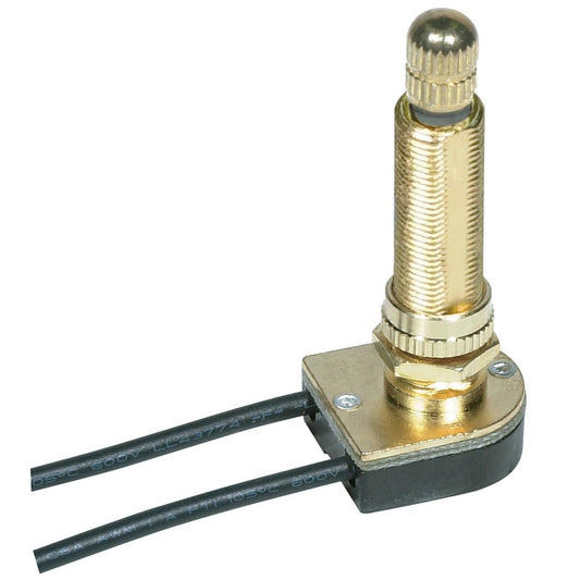 On-Off Metal Rotary Switch in Brass Plated