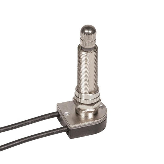 On-Off Metal Rotary Switch in Nickel Plated