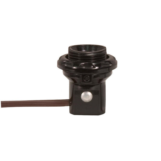 (4-Pack) Socket in Black / Brown