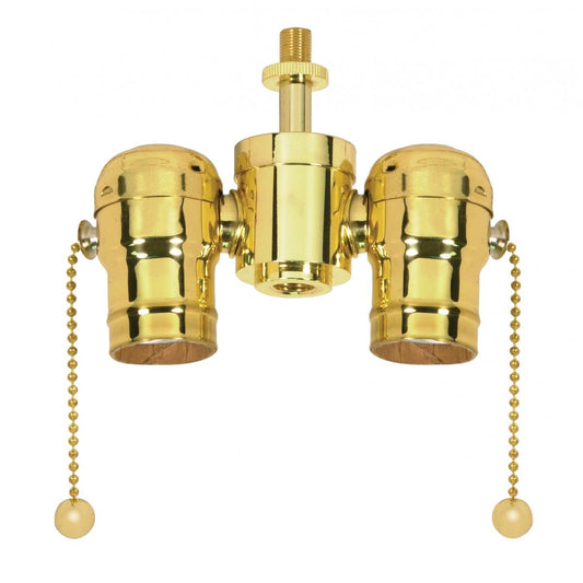 Satco - 80-1523 - Cluster Body - Polished Brass
