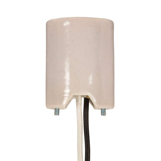 Satco - 80-1530 - Socket - Glazed Cream