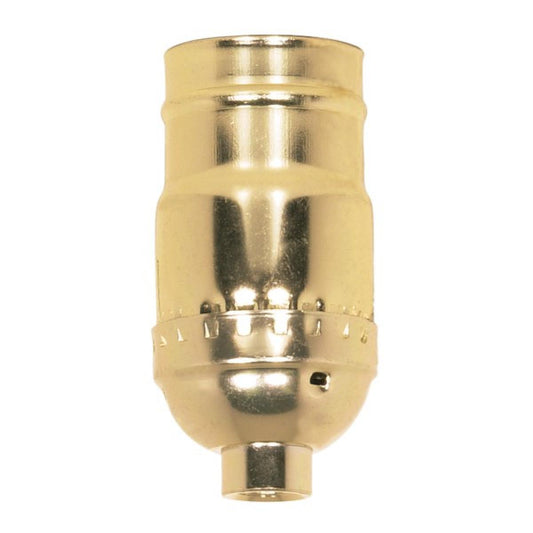 (4-Pack) Socket in Brite Gilt